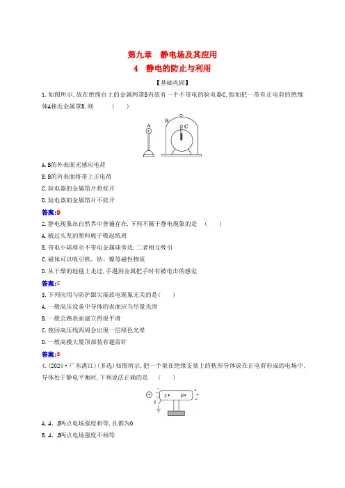 新教材2024高中物理第九章静电场及其应用9