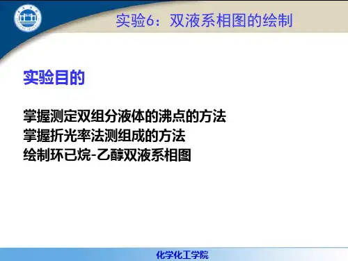 6.双液系相图的绘制