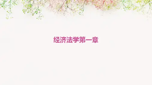 经济法学第一章PPT课件