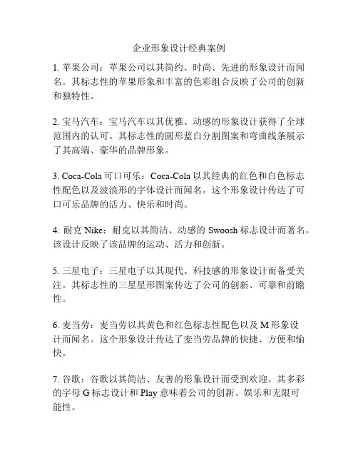 企业形象设计经典案例