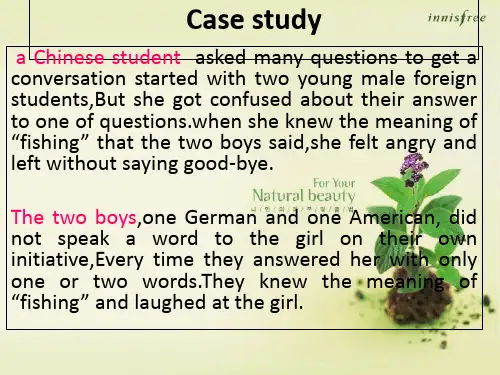 跨文化交际(culture shock文化休克) Practice Englishppt课件