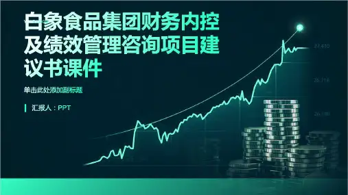 白象食品集团财务内控及绩效管理咨询项目建议书课件
