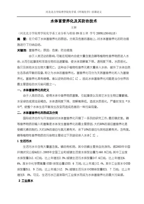 环境化学论文