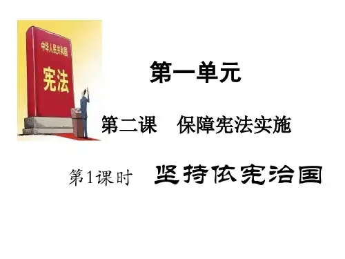 部编版《坚持依宪治国》精品课件PPT2