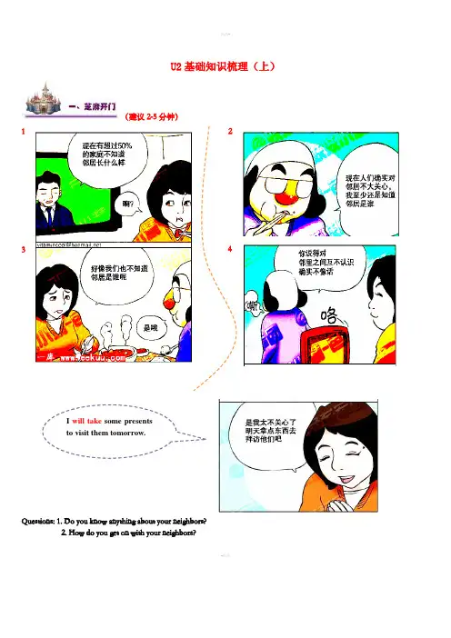 七年级英语下册 Unit 2 Neighbours知识点精讲(上)(新版)牛津版