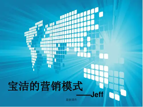 宝洁的营销模式PPT课件
