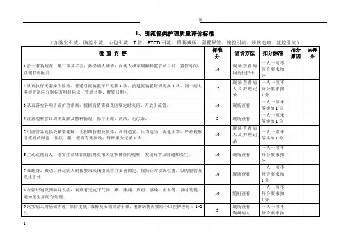 专科护理质量评价标准(新版)