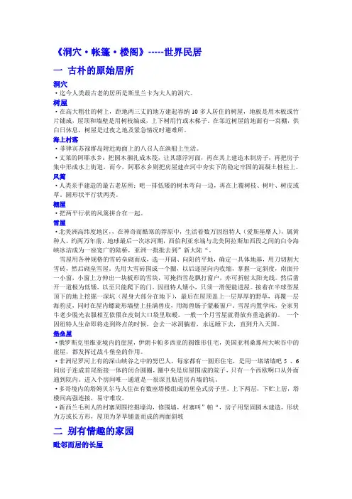 世界民居