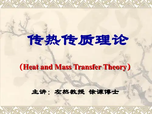 传热和传质基本原理     第四章 三传类比