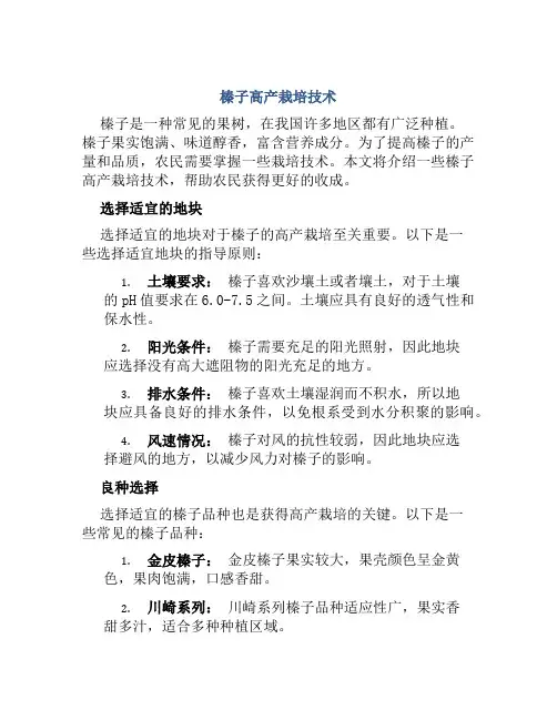 榛子高产栽培技术
