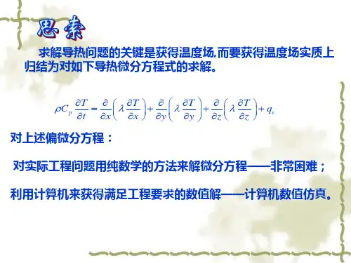 热弹性与有限元数值仿真(传热学2)