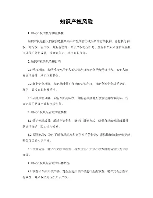 知识产权风险