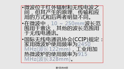 微波辅助的无机PPT课件