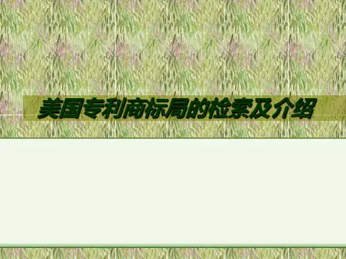 美国专利检索介绍