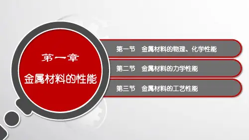 金属材料及热处理第二版第一章金属材料的性能