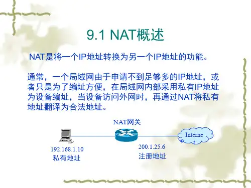 网络地址转换NAT
