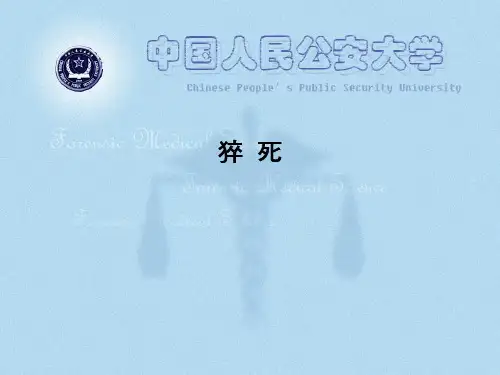 猝  死ppt课件