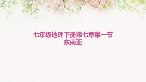 七年级地理下册第七章第一节东南亚