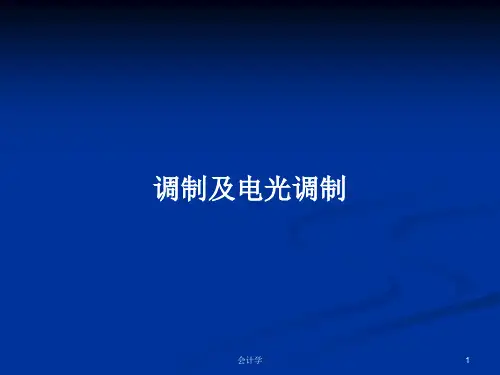 调制及电光调制PPT学习教案