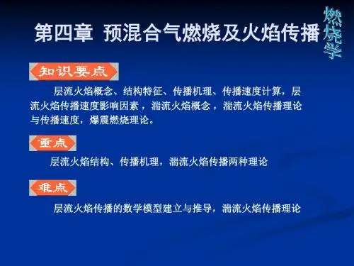 《燃烧学》课件资料