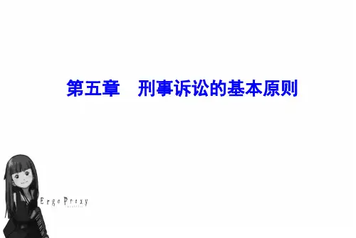 刑事诉讼法学--第5章_刑事诉讼的基本原则