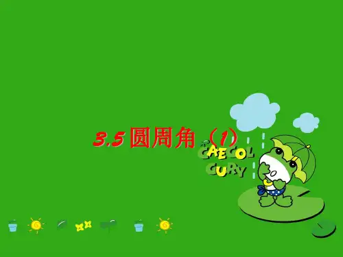 《圆周角》PPT课件 (公开课获奖)2022年浙教版 (2)