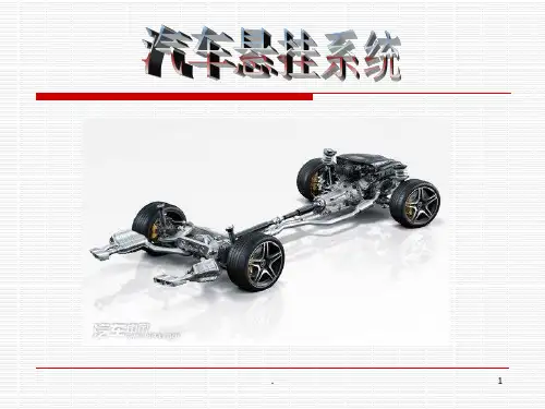 悬架系统PPT课件