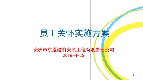 员工关怀实施方案幻灯片