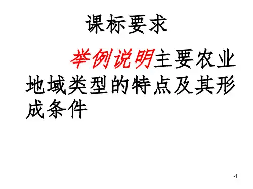 好农业地域类型PPT课件