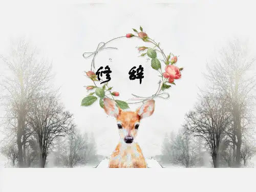六年级下册课后服务专题修辞的复习课件(共32张PPT)