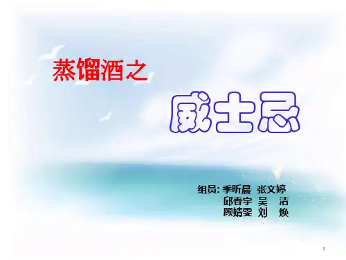 威士忌ppt课件
