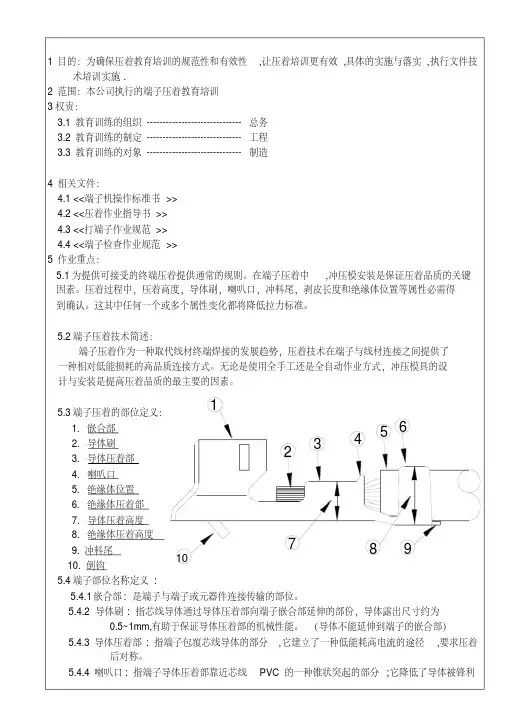 端子压着培训教材