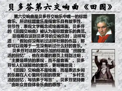 贝多芬 第六交响曲《田园》