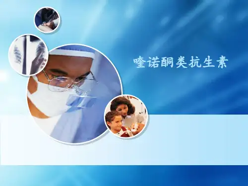奎喏酮类抗生素ppt课件