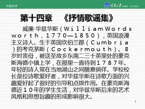 外国文学第14章《抒情歌谣集》_34