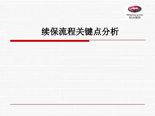 续保流程关键点..