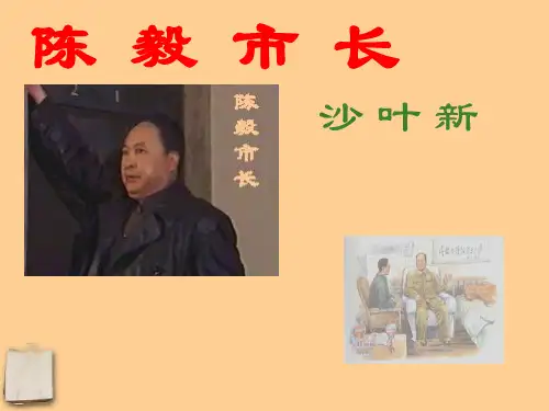 公开课教案教学设计课件苏教初中语文九下《《陈毅市长》选场》PPT课件 (三)