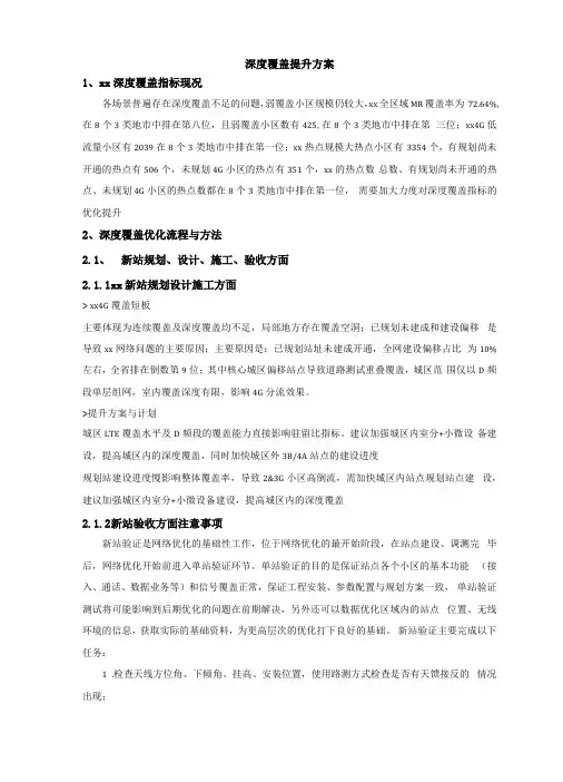 LTE深度覆盖提升方案