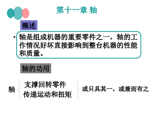 轴,轴榖连接,轴间连接