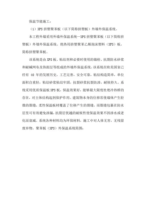 外墙保温挤塑聚苯板(XPS)施工