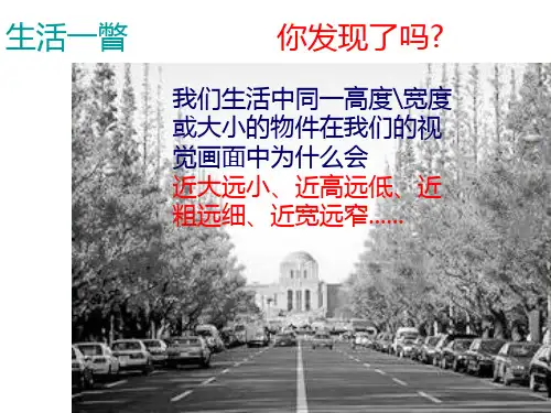 生活中的透视原理