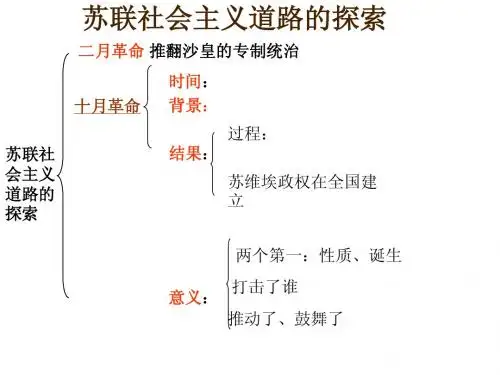 九年级世界历史下册复习题