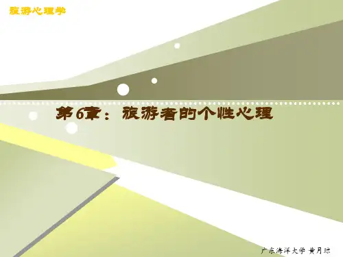 第6章旅游者的个性心理