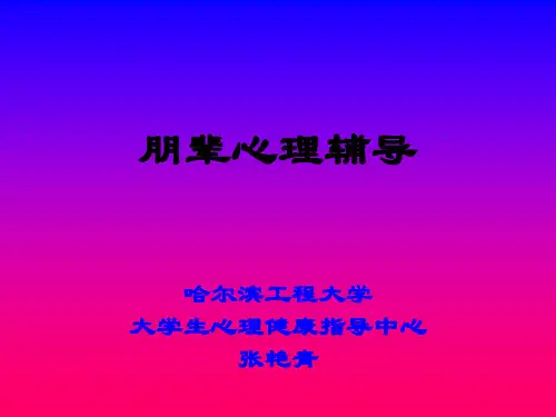 朋辈心理辅导1