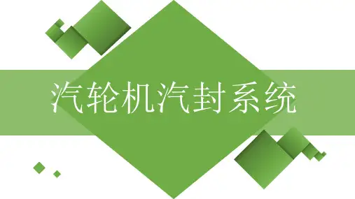 汽轮机汽封系统