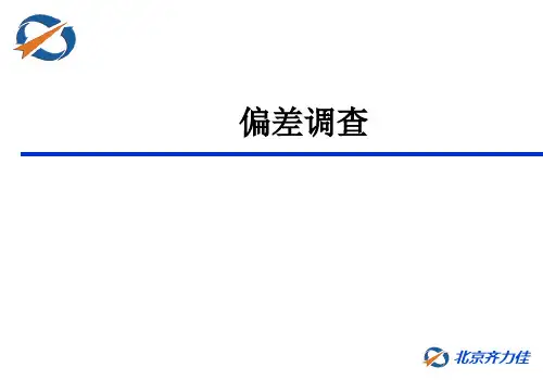 偏差调查ppt课件