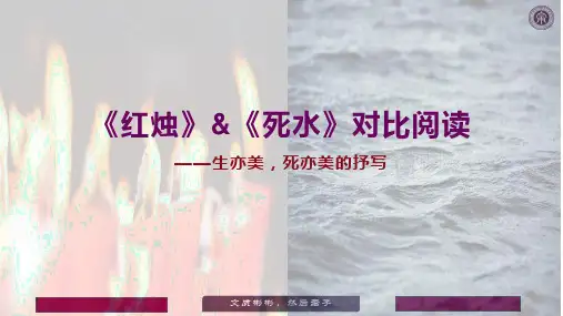 【对比阅读】超级精美《红烛》《死水》对比阅读 统编版高中语文必修上册