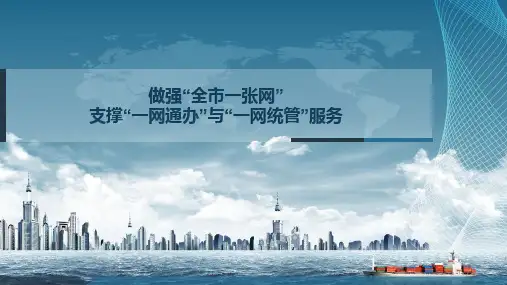 一网通办与一网统管服务网络支撑方案