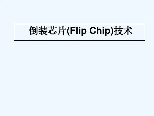 倒装芯片技术-PPT