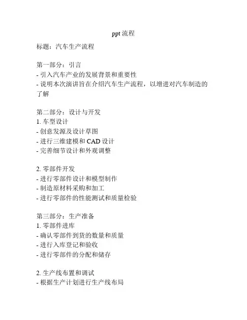ppt 流程